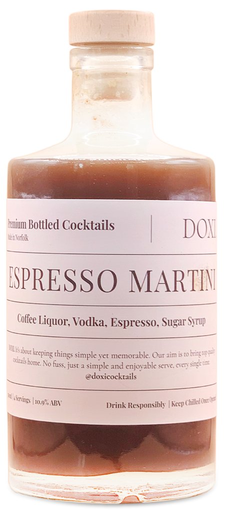 Doxi Espresso martini Cocktail Bottle