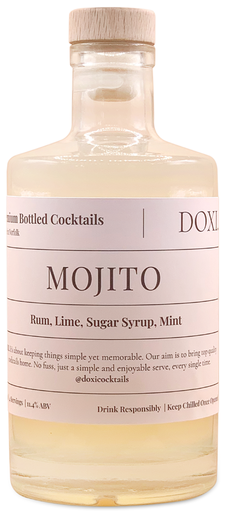 Doxi Mojito Cocktail in the bottle